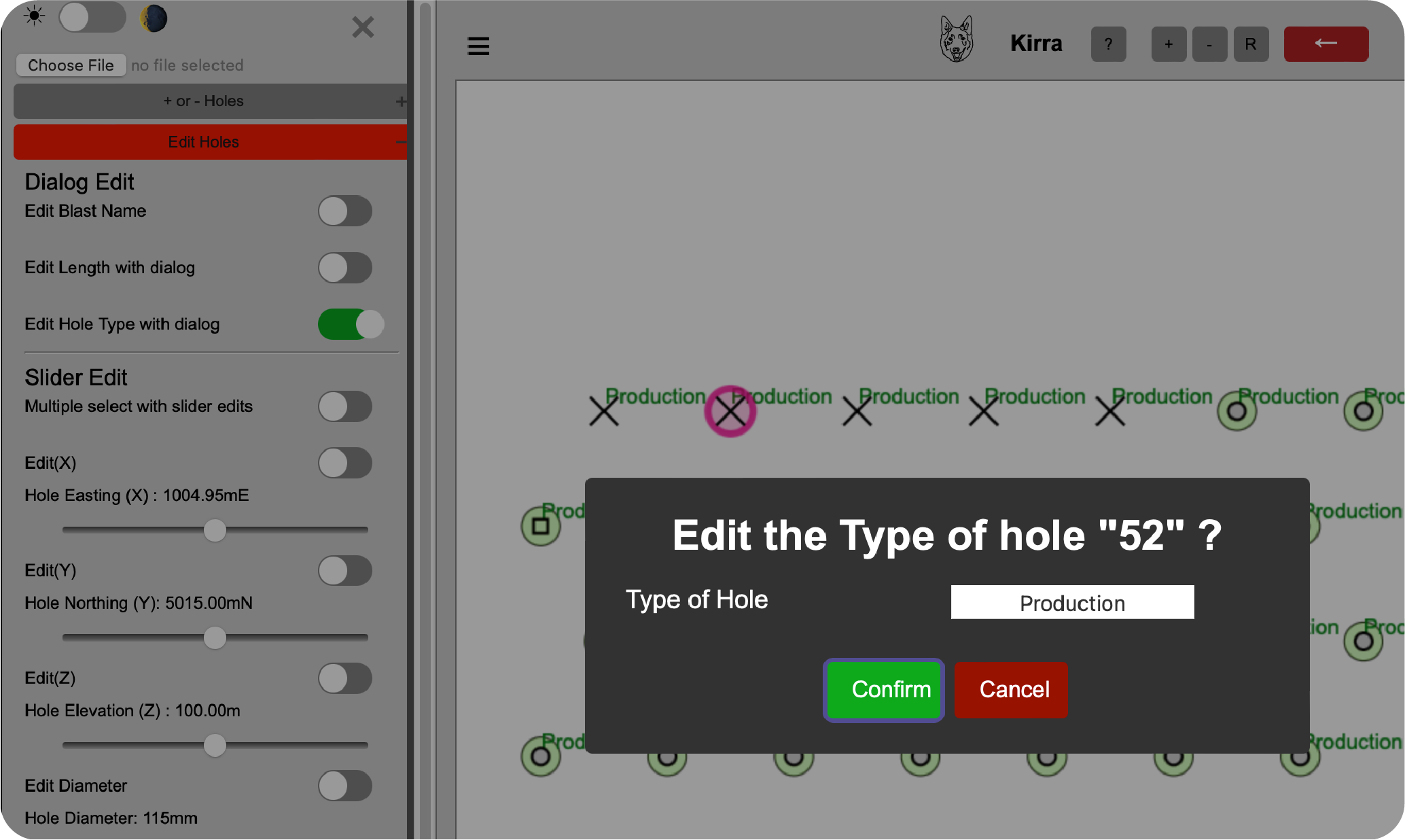 Edit Hole Type Image